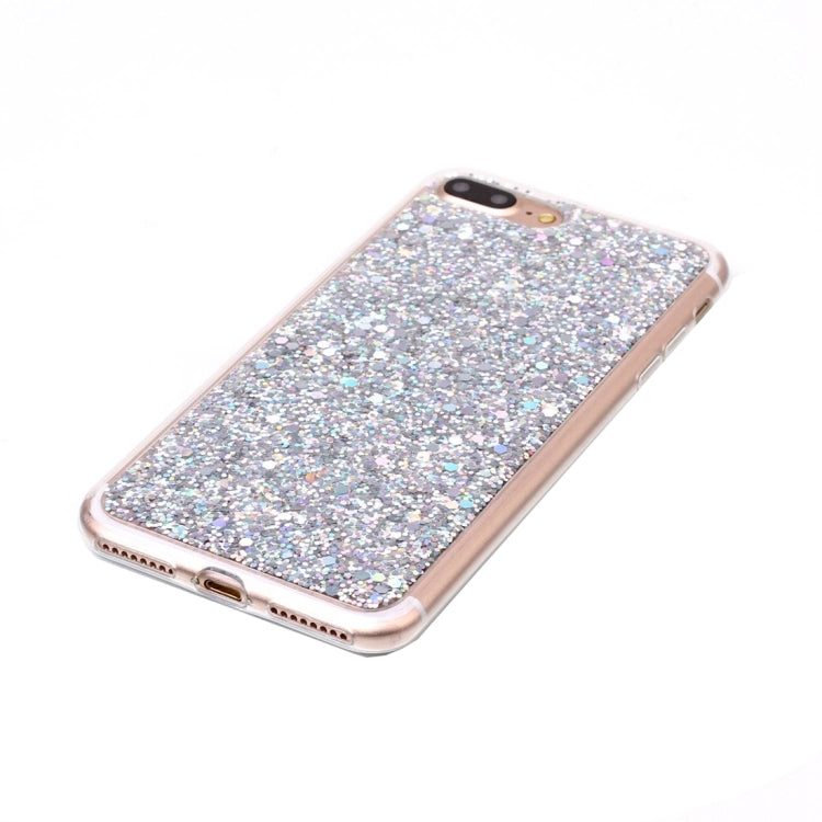 For iPhone 8 Plus & 7 Plus   Glitter Powder Soft TPU Protective Case