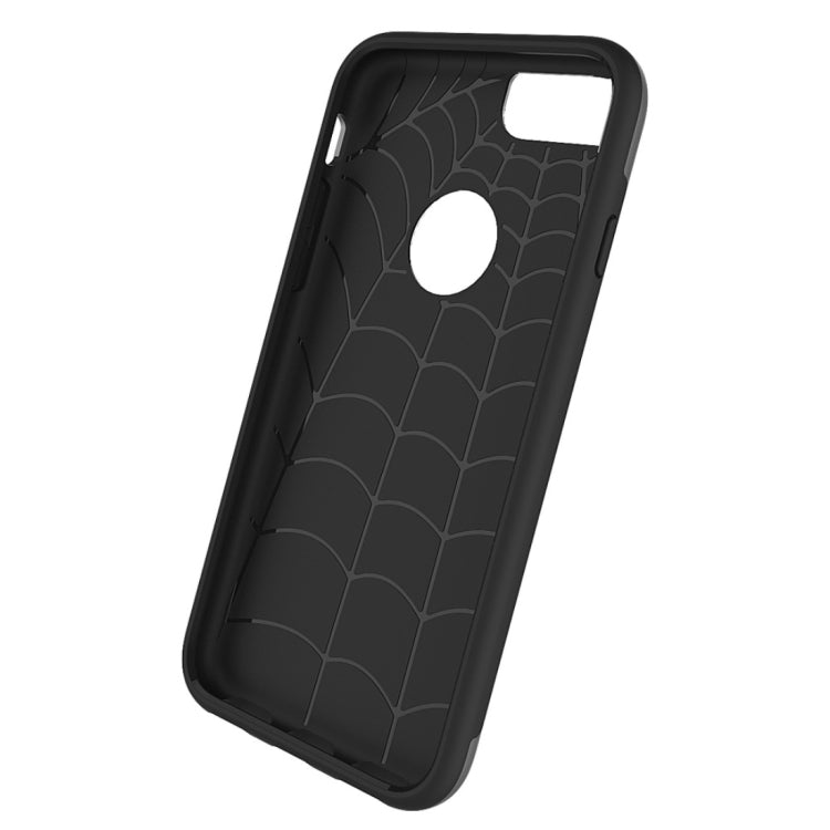 For iPhone 8 Plus & 7 Plus   Simple Brushed Texture 2 in 1 PC + TPU Combination Protective Case