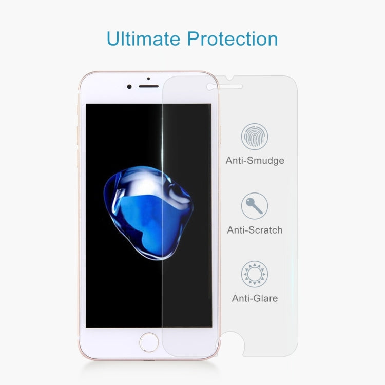 GOOSPERY For iPhone 8 Plus & iPhone 7 Plus 0.26mm Ultra  thin 9H Surface Hardness 2.5D Curved Edge Tempered Glass Screen Film