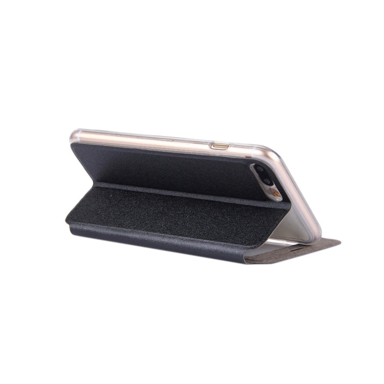 For iPhone 8 Plus & 7 Plus   Horizontal Flip Leather Case with Call Display ID & Holder