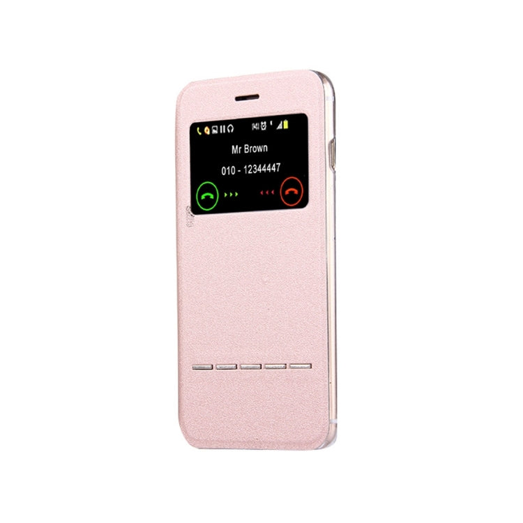 For iPhone 8 Plus & 7 Plus   Horizontal Flip Leather Case with Call Display ID & Holder