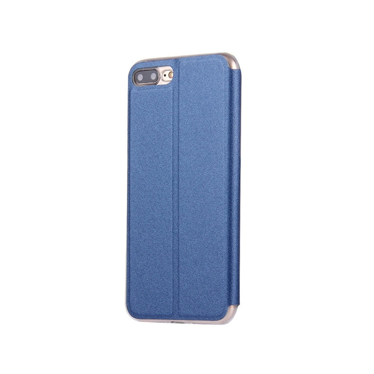 For iPhone 8 Plus & 7 Plus   Horizontal Flip Leather Case with Call Display ID & Holder