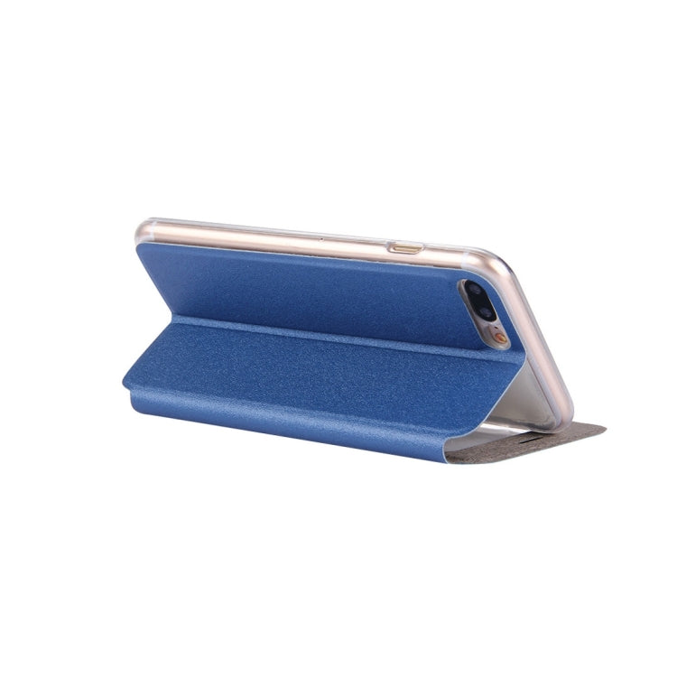 For iPhone 8 Plus & 7 Plus   Horizontal Flip Leather Case with Call Display ID & Holder
