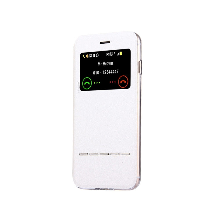 For iPhone 8 Plus & 7 Plus   Horizontal Flip Leather Case with Call Display ID & Holder
