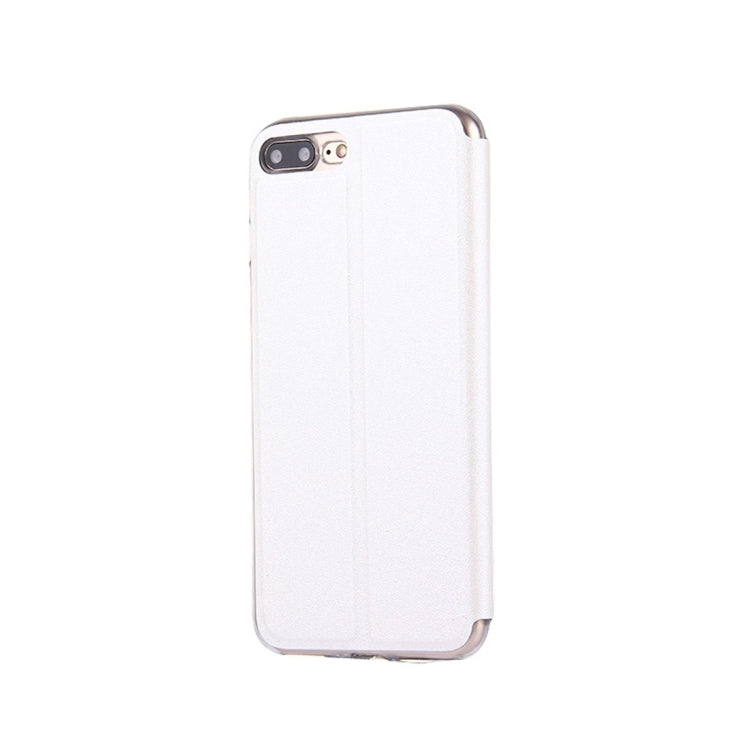 For iPhone 8 Plus & 7 Plus   Horizontal Flip Leather Case with Call Display ID & Holder