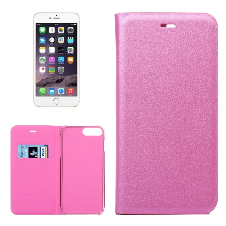 For iPhone 8 Plus & 7 Plus   Litchi Texture Horizontal Flip Leather Case with Card Slot