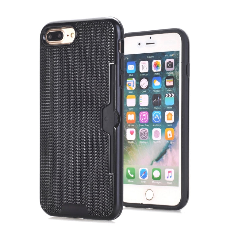 For iPhone 8 Plus & 7 Plus   Dream Network Dropproof Protective Back Cover Case with Card Slots