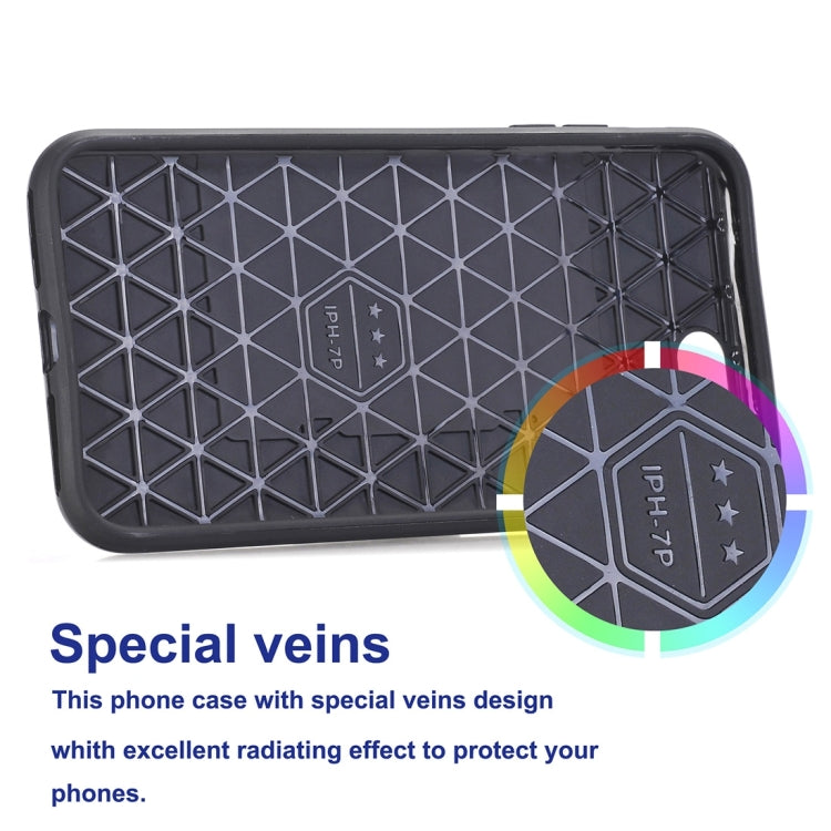 For iPhone 8 Plus & 7 Plus   Dream Network Dropproof Protective Back Cover Case with Card Slots