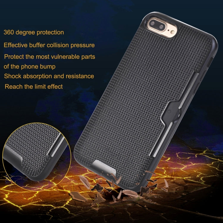 For iPhone 8 Plus & 7 Plus   Dream Network Dropproof Protective Back Cover Case with Card Slots