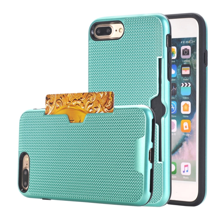 For iPhone 8 Plus & 7 Plus   Dream Network Dropproof Protective Back Cover Case with Card Slots