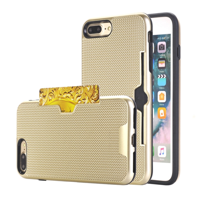 For iPhone 8 Plus & 7 Plus   Dream Network Dropproof Protective Back Cover Case with Card Slots