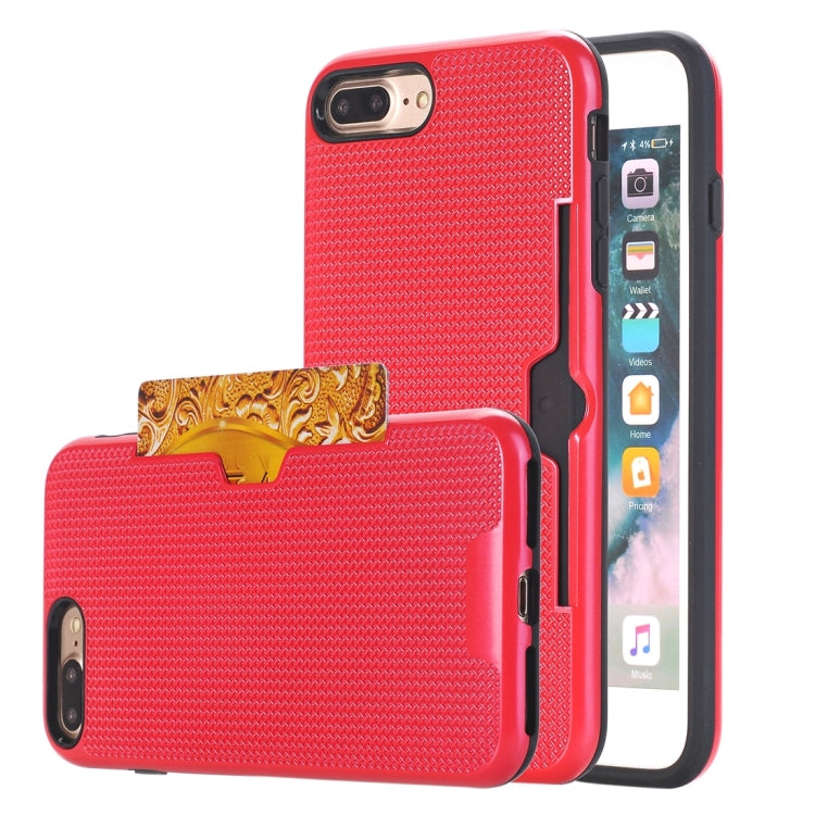 For iPhone 8 Plus & 7 Plus   Dream Network Dropproof Protective Back Cover Case with Card Slots