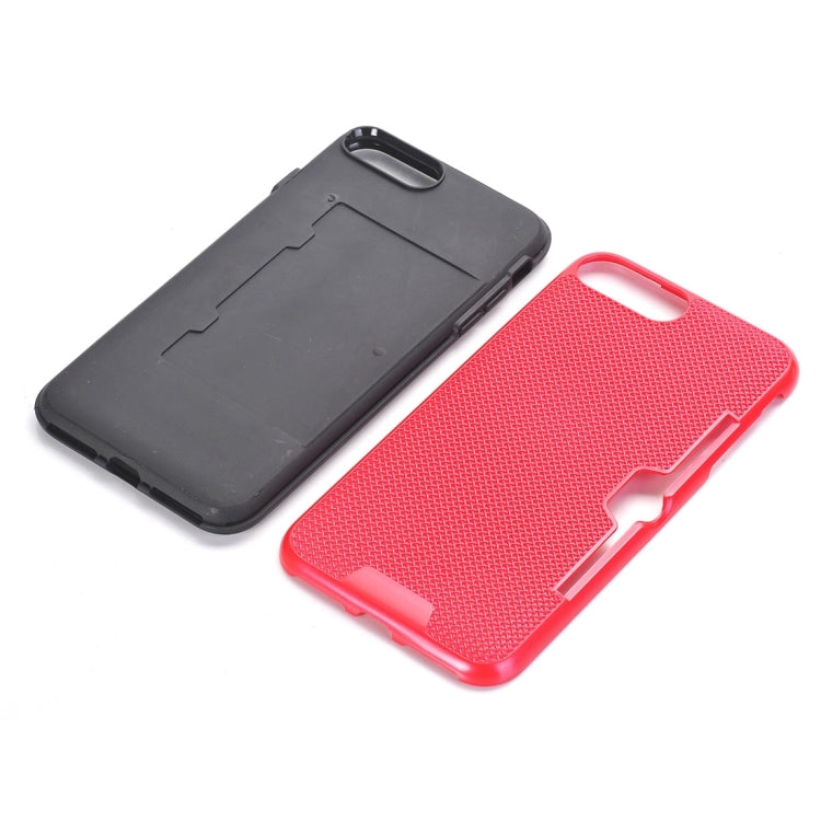 For iPhone 8 Plus & 7 Plus   Dream Network Dropproof Protective Back Cover Case with Card Slots