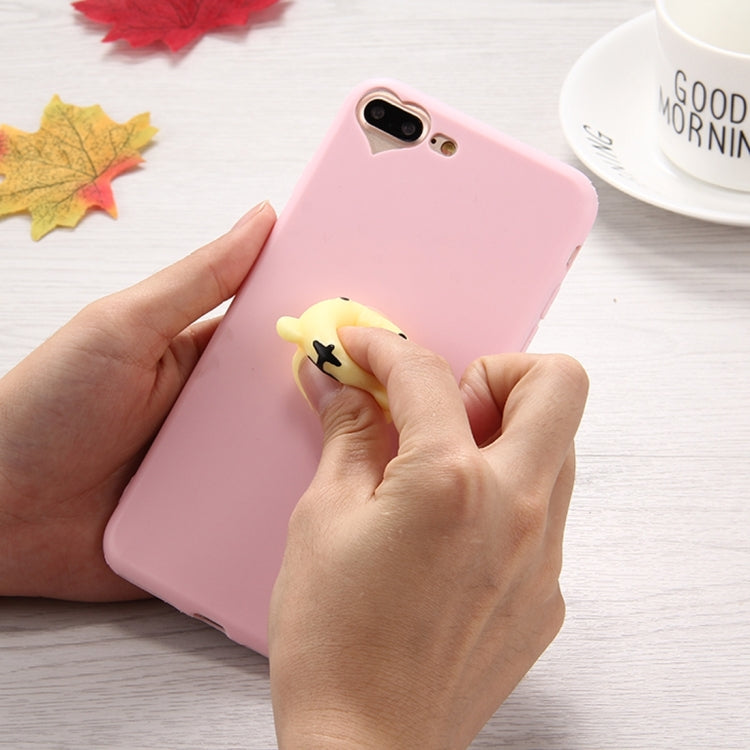 For iPhone 8 Plus & 7 Plus   3D Tiger Pattern Squeeze Relief Squishy Dropproof Protective Back Cover Case