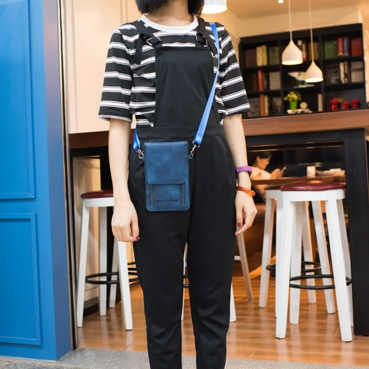 6.3 inch and Below Universal PU Leather Double Zipper Shoulder Carrying Bag with Card Slots & Wallet for Sony, Huawei, Meizu, Lenovo, ASUS, Cubot, Oneplus, Dreami, Oukitel, Xiaomi, Ulefone, Letv, DOOGEE, Vkworld, and other Smartphones