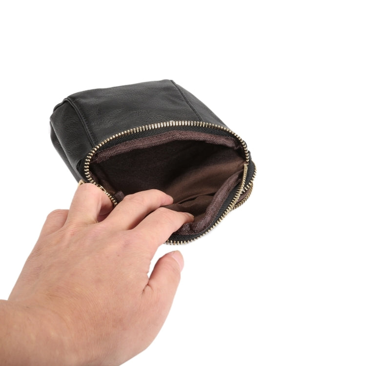 6.4 inch and Below Universal Litchi Texture PU Leather Double Zipper Shoulder Carrying Bag for Sony, Huawei, Meizu, Lenovo, ASUS, Cubot, Oneplus, Dreami, Oukitel, Xiaomi, Ulefone, Letv, DOOGEE, Vkworld, and other Smartphones
