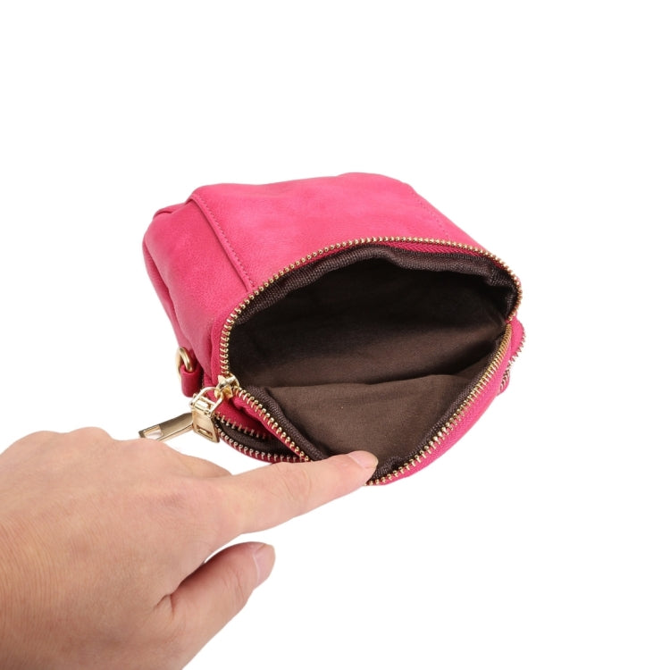 6.4 inch and Below Universal Litchi Texture PU Leather Double Zipper Shoulder Carrying Bag for Sony, Huawei, Meizu, Lenovo, ASUS, Cubot, Oneplus, Dreami, Oukitel, Xiaomi, Ulefone, Letv, DOOGEE, Vkworld, and other Smartphones