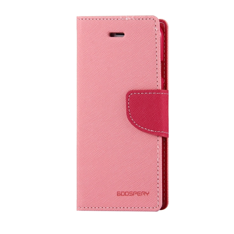 GOOSPERY FANCY DIARY for iPhone 8 Plus & 7 Plus   Cross Texture Horizontal Flip Leather Case with Card Slots & Wallet & Holder