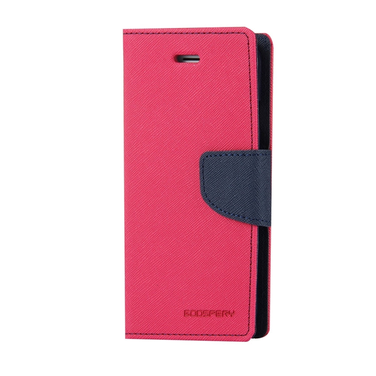 GOOSPERY FANCY DIARY for iPhone 8 Plus & 7 Plus   Cross Texture Horizontal Flip Leather Case with Card Slots & Wallet & Holder