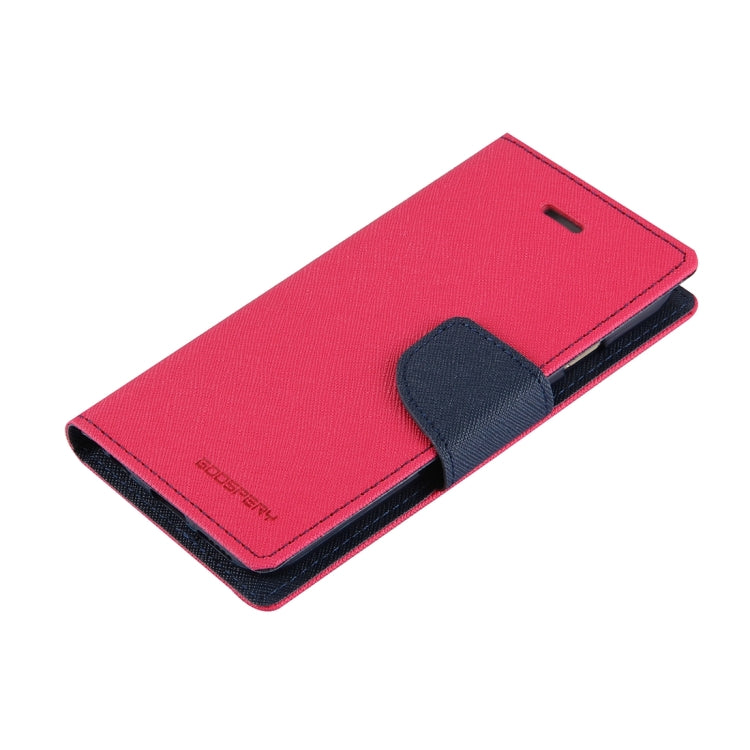 GOOSPERY FANCY DIARY for iPhone 8 Plus & 7 Plus   Cross Texture Horizontal Flip Leather Case with Card Slots & Wallet & Holder