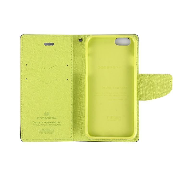 GOOSPERY FANCY DIARY for iPhone 8 Plus & 7 Plus   Cross Texture Horizontal Flip Leather Case with Card Slots & Wallet & Holder