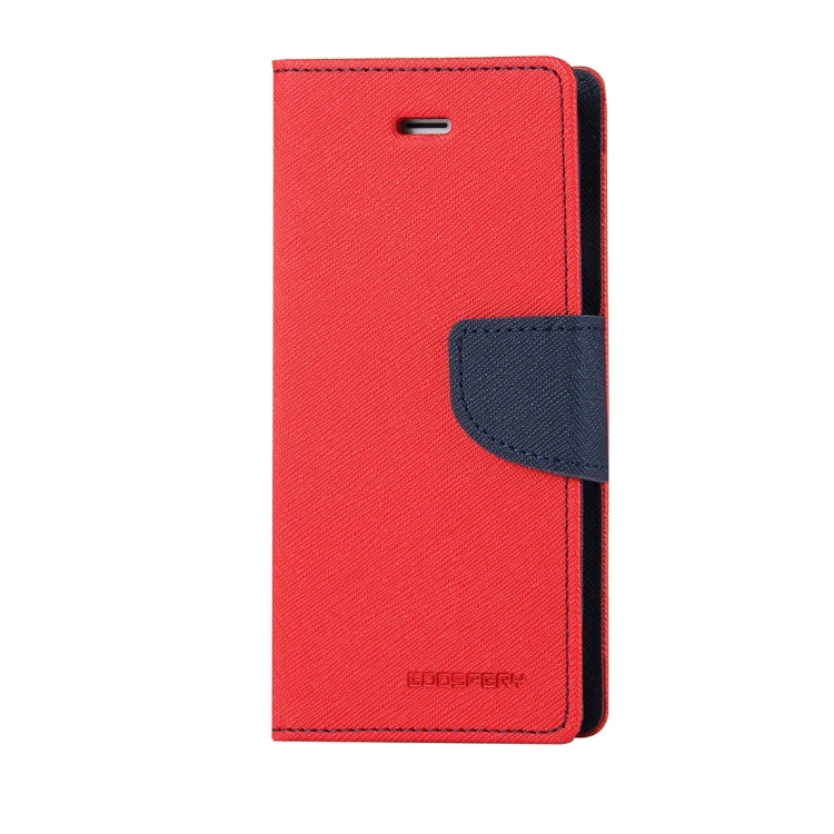 GOOSPERY FANCY DIARY for iPhone 8 Plus & 7 Plus   Cross Texture Horizontal Flip Leather Case with Card Slots & Wallet & Holder