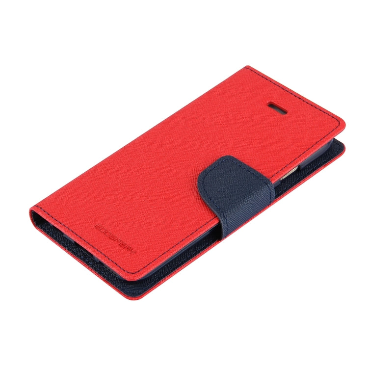 GOOSPERY FANCY DIARY for iPhone 8 Plus & 7 Plus   Cross Texture Horizontal Flip Leather Case with Card Slots & Wallet & Holder