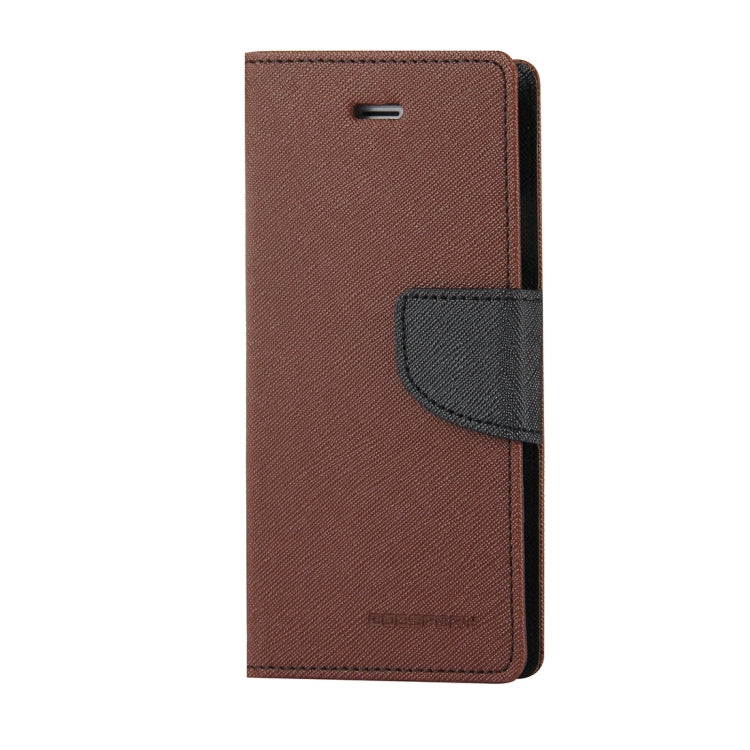 GOOSPERY FANCY DIARY for iPhone 8 Plus & 7 Plus   Cross Texture Horizontal Flip Leather Case with Card Slots & Wallet & Holder
