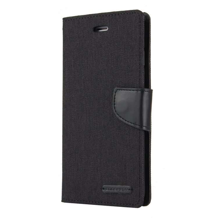GOOSPERY CANVAS DIARY for iPhone 8 Plus & 7 Plus   Canvas Texture Horizontal Flip Leather Case with Card Slots & Wallet & Holder
