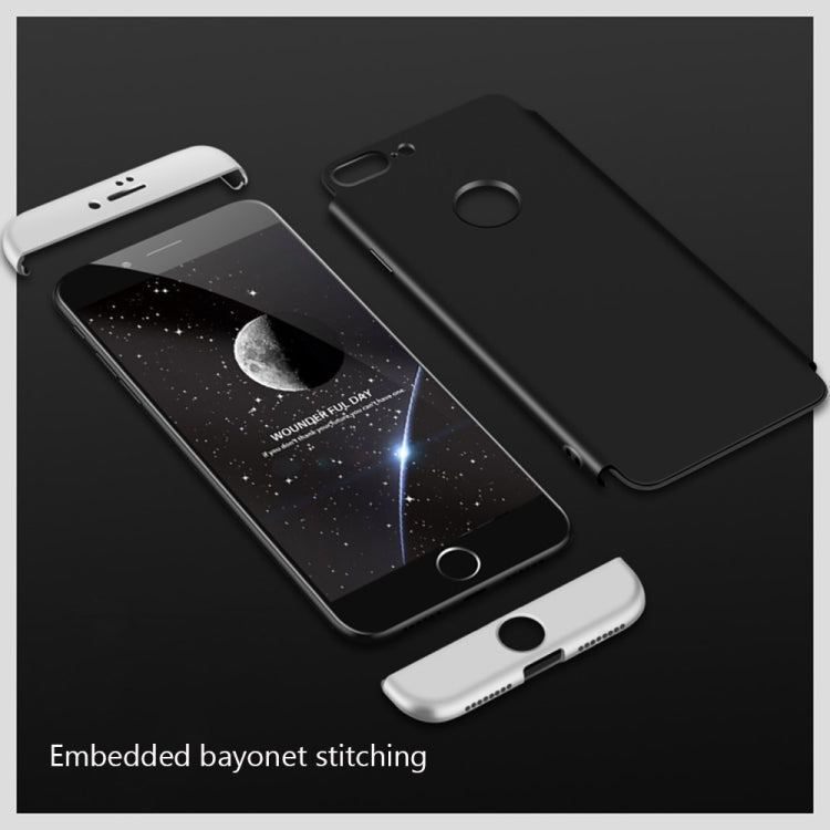 GKK for iPhone 7 Plus PC Three - paragraph Shield 360 Degrees Full Coverage Protective Case Back Cover