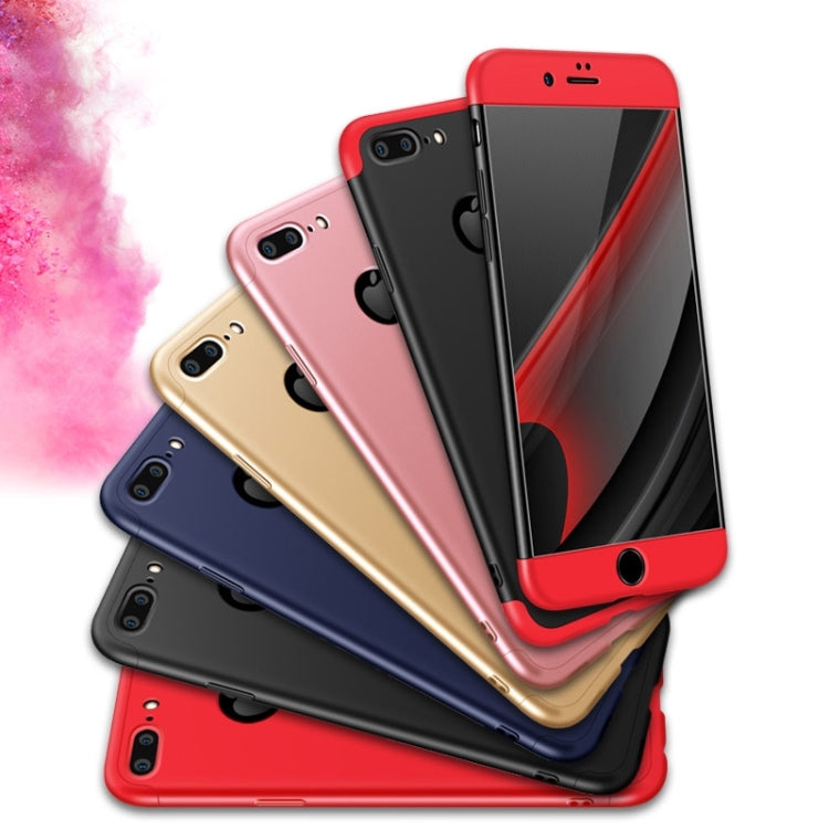 GKK for iPhone 7 Plus PC Three - paragraph Shield 360 Degrees Full Coverage Protective Case Back Cover