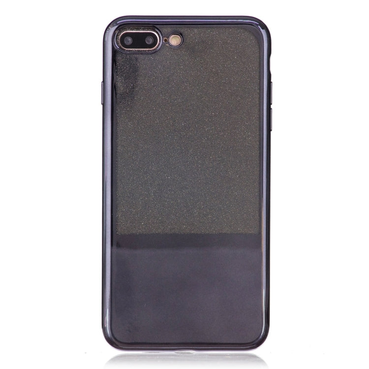 For iPhone 8 Plus & 7 Plus   Electroplating Mirror TPU Protective Back Cover Case