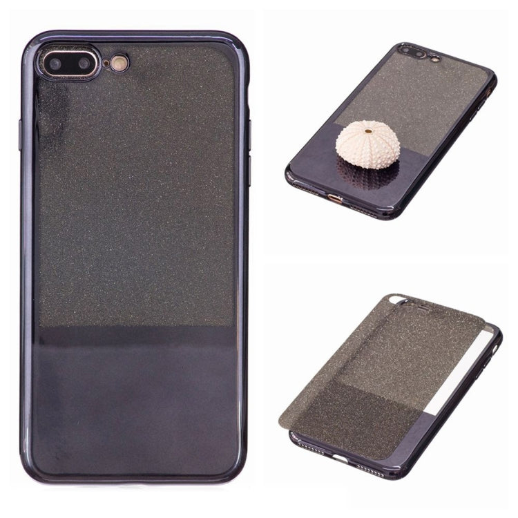 For iPhone 8 Plus & 7 Plus   Electroplating Mirror TPU Protective Back Cover Case