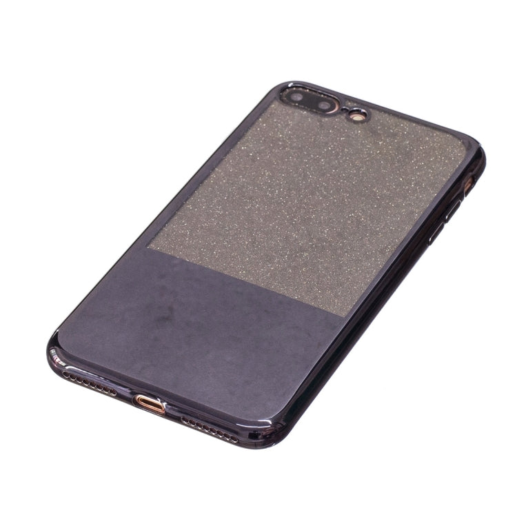 For iPhone 8 Plus & 7 Plus   Electroplating Mirror TPU Protective Back Cover Case