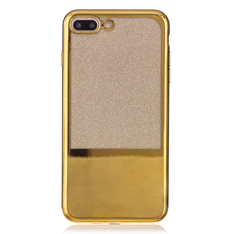 For iPhone 8 Plus & 7 Plus   Electroplating Mirror TPU Protective Back Cover Case