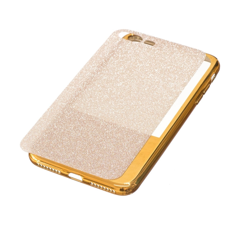 For iPhone 8 Plus & 7 Plus   Electroplating Mirror TPU Protective Back Cover Case