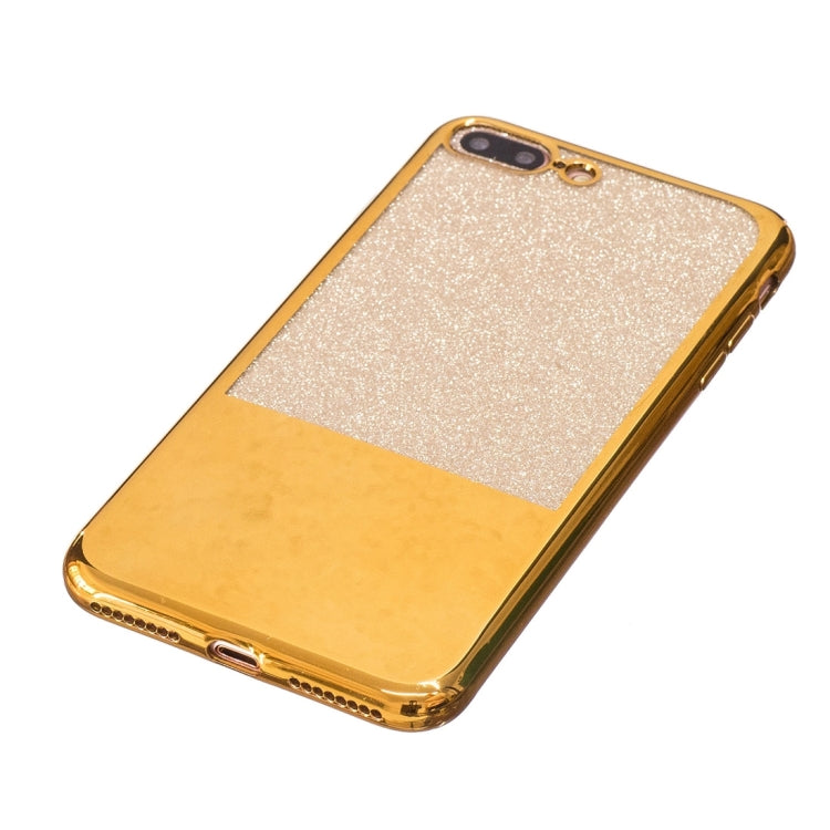 For iPhone 8 Plus & 7 Plus   Electroplating Mirror TPU Protective Back Cover Case