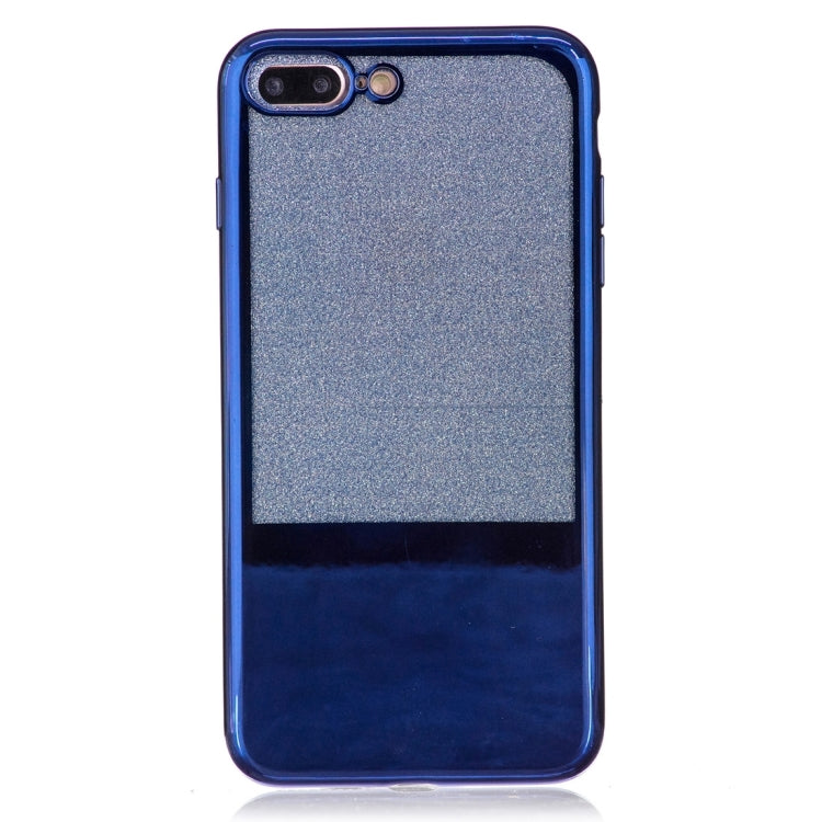 For iPhone 8 Plus & 7 Plus   Electroplating Mirror TPU Protective Back Cover Case