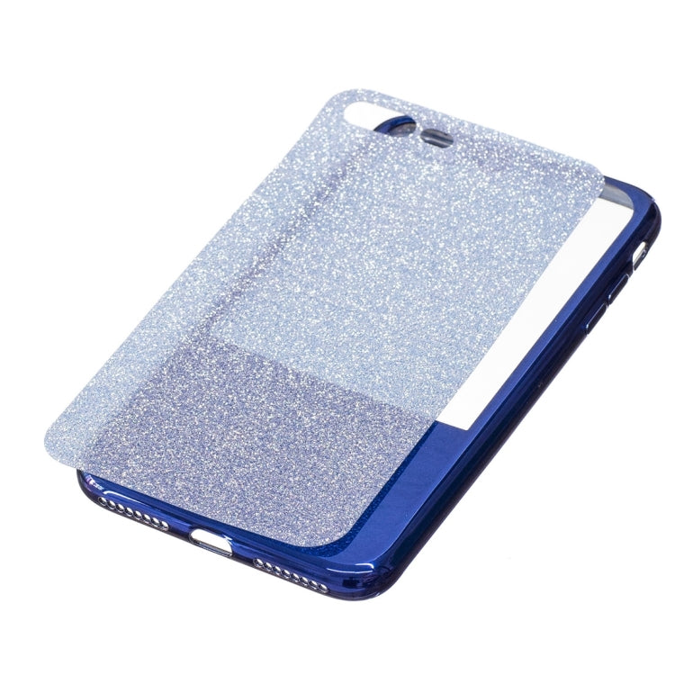 For iPhone 8 Plus & 7 Plus   Electroplating Mirror TPU Protective Back Cover Case