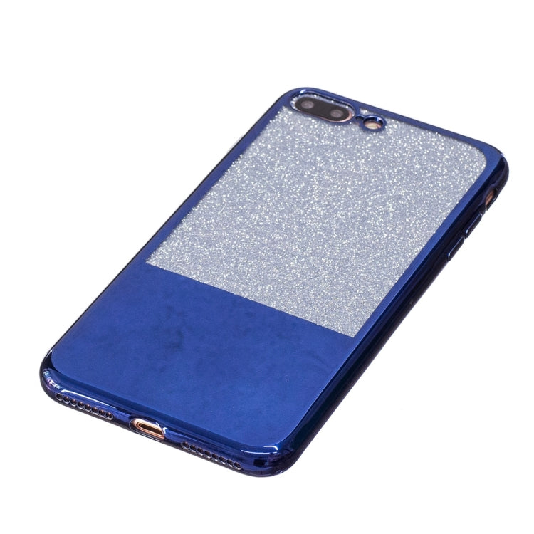 For iPhone 8 Plus & 7 Plus   Electroplating Mirror TPU Protective Back Cover Case