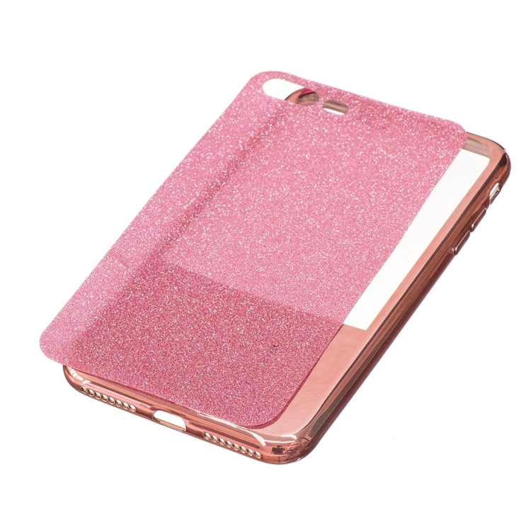 For iPhone 8 Plus & 7 Plus   Electroplating Mirror TPU Protective Back Cover Case