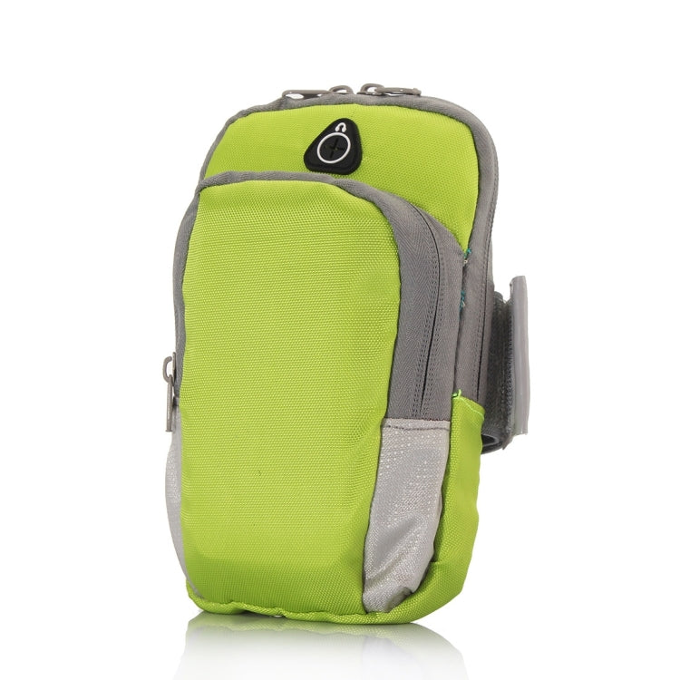 Universal Zipper Double Bag Multi-functional Sport Arm Case with Earphone Hole for iPhone X , iPhone, Samsung, HTC, Sony, Lenovo, Huawei, Xiaomi and other Smartphones, Internal Size: 17.5x10x3cm