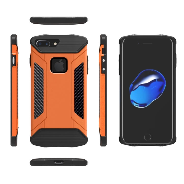 For iPhone 8 Plus & 7 Plus   TPU + PC Steel Armor Combination Case