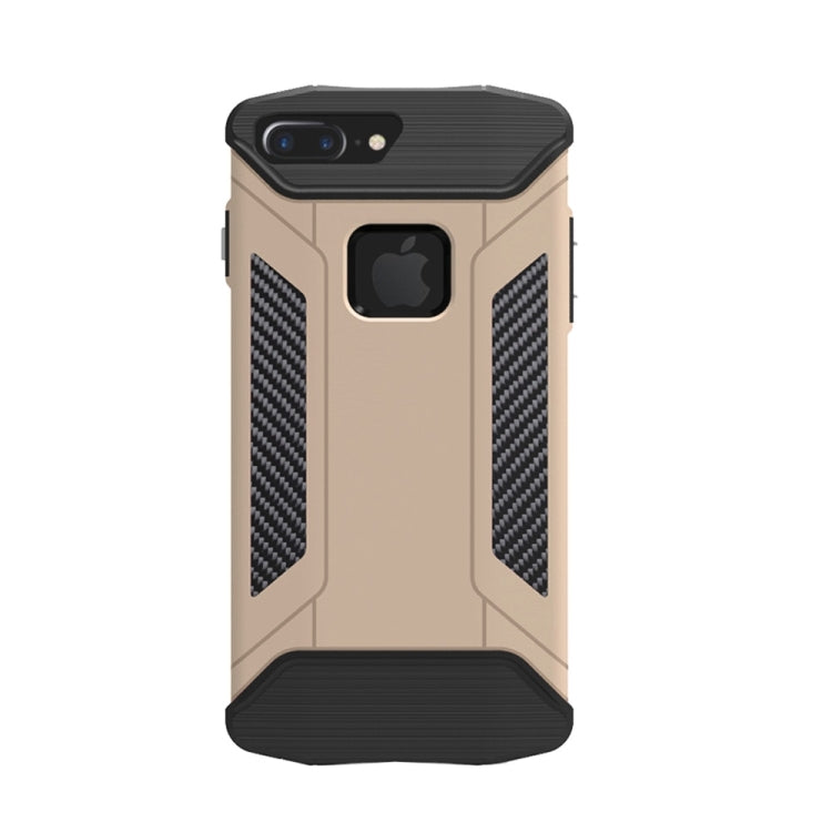 For iPhone 8 Plus & 7 Plus   TPU + PC Steel Armor Combination Case