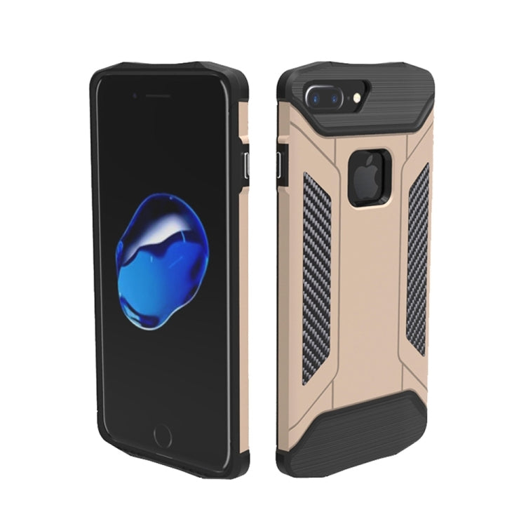 For iPhone 8 Plus & 7 Plus   TPU + PC Steel Armor Combination Case