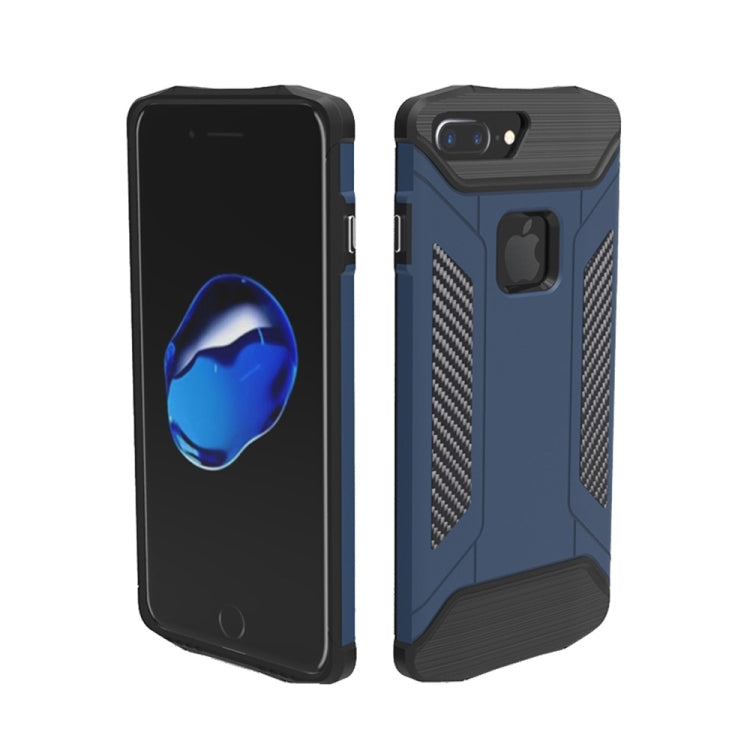 For iPhone 8 Plus & 7 Plus   TPU + PC Steel Armor Combination Case