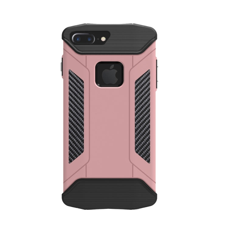 For iPhone 8 Plus & 7 Plus   TPU + PC Steel Armor Combination Case