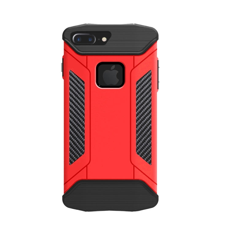 For iPhone 8 Plus & 7 Plus   TPU + PC Steel Armor Combination Case