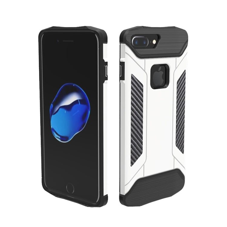 For iPhone 8 Plus & 7 Plus   TPU + PC Steel Armor Combination Case