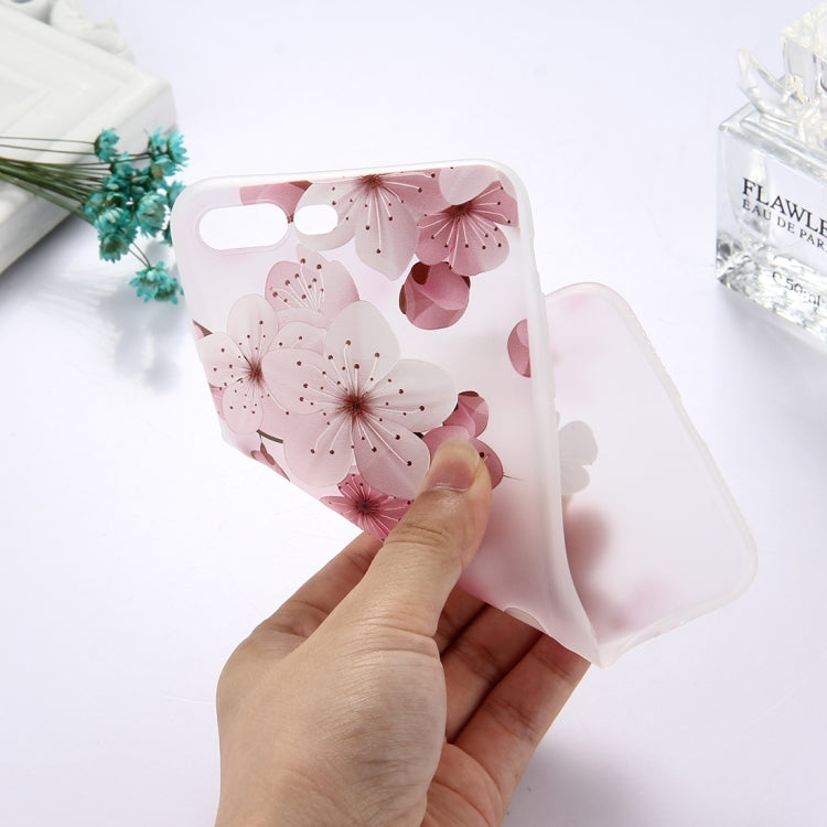 For iPhone 8 Plus & 7 Plus   TPU Frosted Embossed